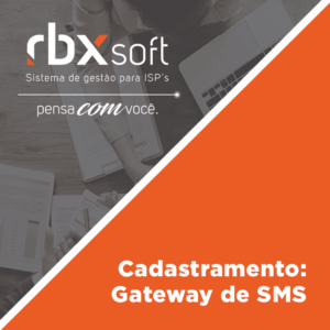 Webinar RBXSoft | Cadastramento: Gateway de SMS